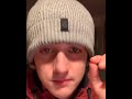 Guy swallows pill and pulls it out of his eye.