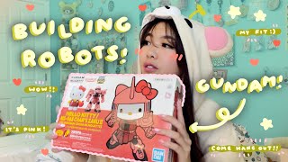 Making a Hello Kitty Gundam Robot n Hanging Out! | Tiffany Weng