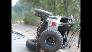 flipping the jeep over