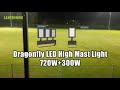 LED Soccer Field Lighting Upgrade - Used 720W and 300W LED Sports Lighting Fixtures