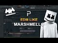 HOW TO MAKE: EDM Like Marshmello - FL Studio tutorial + FLP!