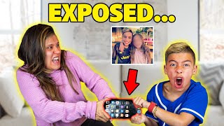 We WENT THROUGH Our 9 Year old SON'S iPhone! *SECRET LOVE?* | The Royalty Family
