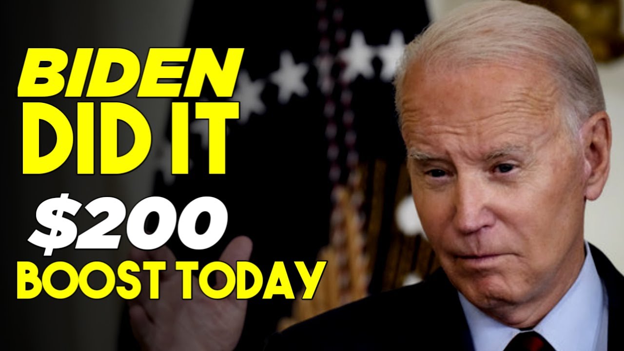 Joe Biden Announces Immediate $200 Monthly Boost For Social Security ...