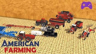 Harvesting Corn and Raking Grass | American Farming