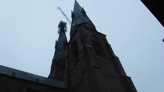 sammanringningar i Uppsala domkyrka (1diktafon 2 kameramicken)(sammanringning helga tredaldighet)