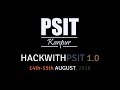 HACKWITHPSIT 1.0 || A 24 Hour CodIng Marathon || Documentary