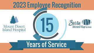 2023 Employee Recognition: 15 Years of Service