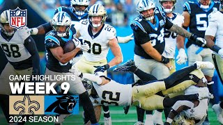 New Orleans Saints vs. Carolina Panthers | 2024 Week 9 Game Highlights