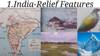 Social 1st chapter India-Relief features in telugu