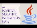 Positive and Negative Integers in Java| Conditional Statements in Java | Eclipse IDE| VS Code