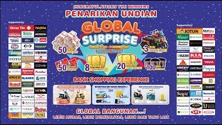 LIVE: Pengundian GLOBAL BANGUNAN SURPRISE Periode : 01 Juli - 31 Des 2024, Total Puluhan Juta Rupiah