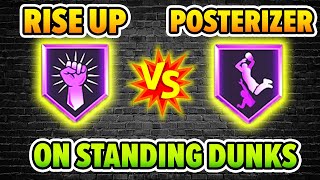 POSTERIZER vs. RISE UP on STANDING DUNKS!! WHICH ONE IS BETTER??? FULL STATS! NBA 2K21