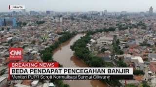 Beda Pendapat Anies & Basuki Soal Pencegahan Banjir di Ibu Kota