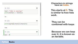 Python basics - Traversing over a string using WHILE and FOR.