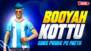 FULL MAP LO BOOYAH KOTTU 50RS PATTU - FREE FIRE LIVE IN TELUGU