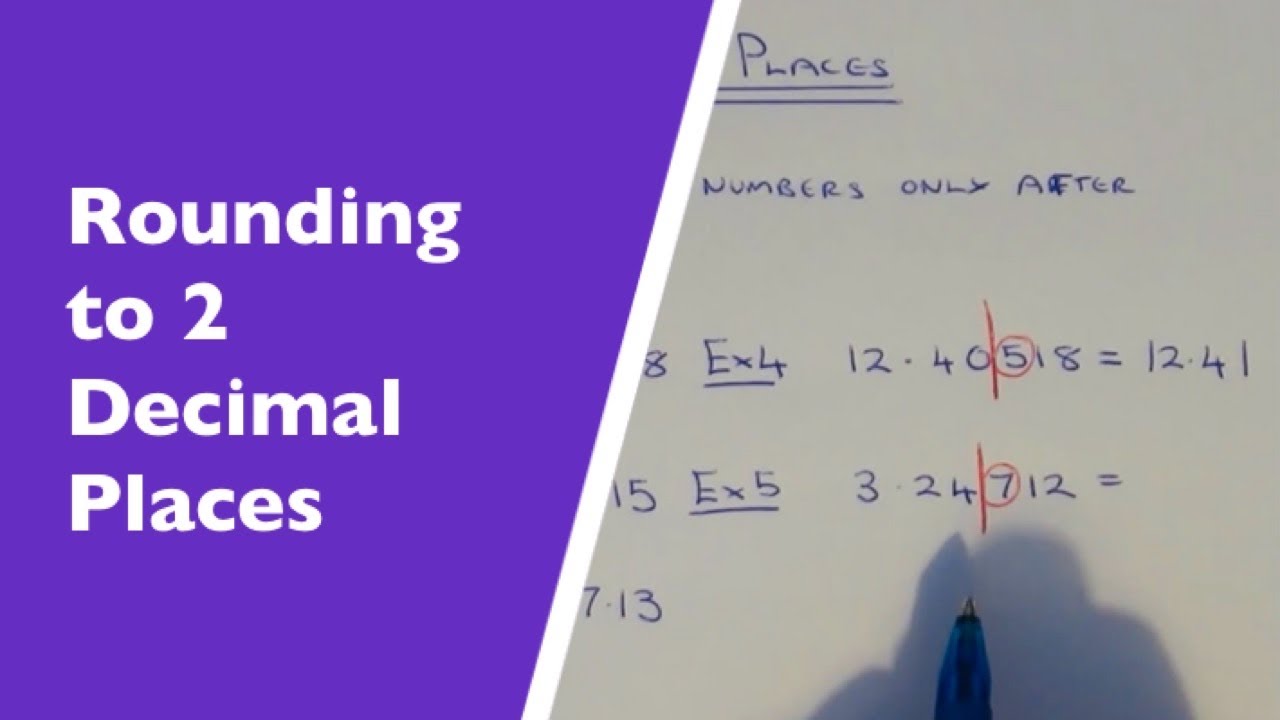 Rounding Numbers To Decimal Places