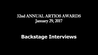 Breakdown Services and CastingAbout's Blair Hickey Backstage at the 32nd Annual Artios Awards