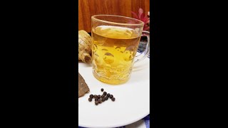 Ginger Honey Tea | Remedy For Cold & Cough | Cooking Closet #shorts #youtubeshorts