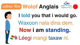 wolof anglais facile | jang anglais si Wolof | Learning English.