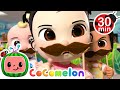 Five Little Monkeys Jumping on the Bed 🦘 Sing Along w/ Nina | CoComelon Nursery Rhymes & Kids Songs