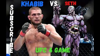 Khabib Nurmagomedov vs. Fighter Seth EA Sports UFC 4 Epic (Street Fighter)
