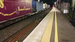 66505 working 4M30 Grangemouth Flt to Daventry Int Rft Recap Fl