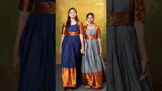 Traditional narayanapeta long frock designs any colour can be customised 9840037420