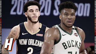 New Orleans Pelicans vs Milwaukee Bucks - Full Game Highlights July 27, 2020 NBA Restart