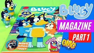 📘😯💙 BLUEY Magazine Part 1| Books \u0026 crafts | Bluey Books \u0026 Games | Disney Jr | ABC Kids✨✏️