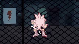 Total Drama World Tour Sonic Version! Tyler (Silver) gets electrocuted in the electric danger fence!