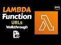 AWS Lambda Function URL Walkthrough & Setup Tutorial
