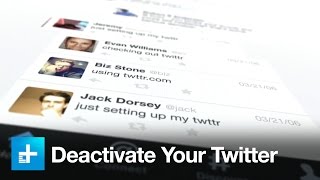 How To Deactivate Your Twitter