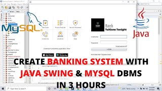 How to Create Banking System using JSwings & MYSQL DBMS on Netbeans IDE | Tuitions Tonight