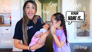 Our  Baby NAME Reveal!! *UNIQUE* | Jancy Family