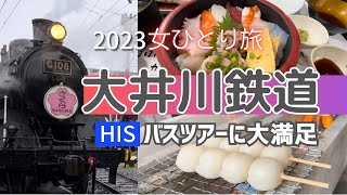 【静岡観光②】大井川鉄道で限定さくらSLツアーぼっちの旅/女ひとり旅/桜満開/