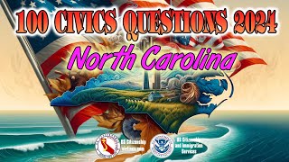 100 Civics Questions for US Citizenship Test 2024 - North Carolina