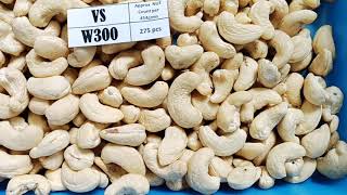 Cashews VS W300 / Nut Count per 454grams 275pcs