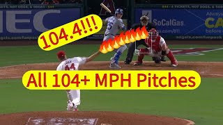 All 104+ Pitches From the 2024 MLB Season