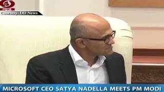 Microsoft CEO Shri Satya Nadella meets PM Shri Narendra Modi