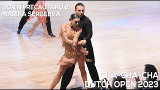 Dorin Frecautanu \u0026 Marina Sergeeva - ChaChaCha | WDC World Championships | Dutch Open 2023