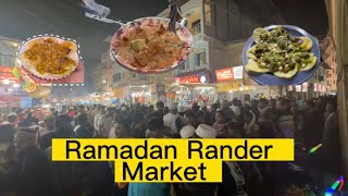 Rander Ramadan Food Walk|Rander Market Ramazan Buzy Market🥳🤯