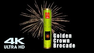 “Golden Crown Brocade” - Dragon’s blooming flower fireworks 3 inch shell