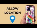 How To Allow Apps To Access Your Location On iPhone