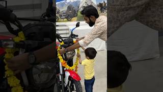 Taking Delivery of Bajaj Freedom CNG Bike💚 #shorts #viralvideo