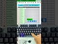 Add Checkboxes in Excel Using Just a Shortcut – You’ll Wish You Knew This Sooner! #keyboard #excel