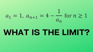 How to find the limit of a recursively defined sequence