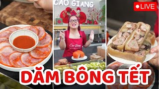 🔴 LIVE cùng Cao Giang trò chuyện chia sẻ công thức làm dăm bông kinh doanh ngày tết