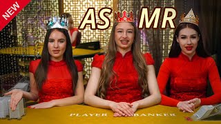 Unintentional ASMR 👑 AMAZING! 3 Baccarat QUEENS