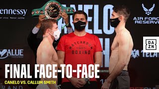 FINAL FACE-OFF! Canelo & Callum Smith Go Head-To-Head For The Final Time Before Their Fight