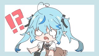 【手描き】お出かけをするも駅前で恥ずかしい思いをしてしまうラミィちゃん【雪花ラミィ/ホロライブ/切り抜き/Hololive】